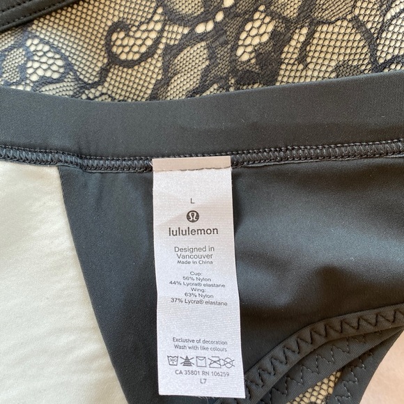 lululemon Live In Lace Bralette Nightcap/Polar Ice Size L NWT - Picture 6 of 8